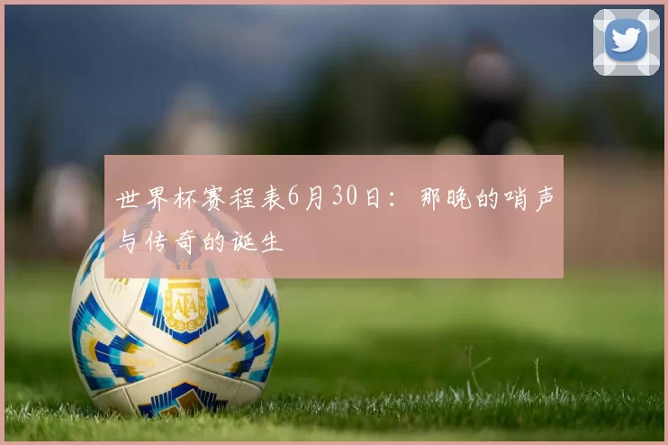 世界杯赛程表6月30日：那晚的哨声与传奇的诞生